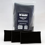 Detail Armory Double-Sided Scrub Pad, Interior Car Cleaning, Effective on Dashboards, Center Consoles, Door Panels, Plastic Trim, Leather Seats, Safe for Leather, Plastic, Vinyl, 3-Pack (Black)