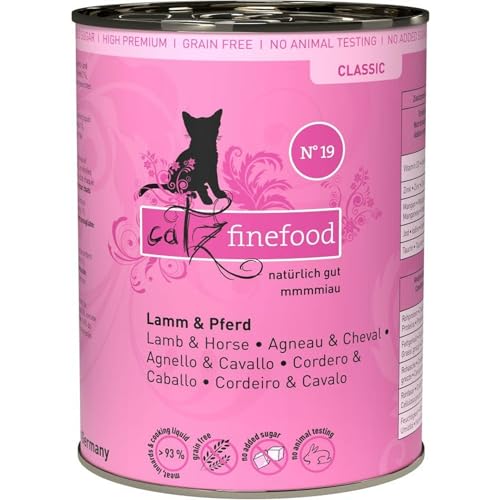 Produktbild von catz finefood Lamm & Pferd Katzenfutter nass - 6 x 400 g