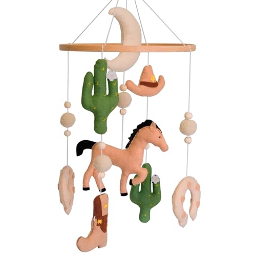 Western Baby Mobile, Cowboy Mobile for Crib, Crib Mobile for Boys, Western Nursery Decor,Baby Cowboy Nursery Decor
