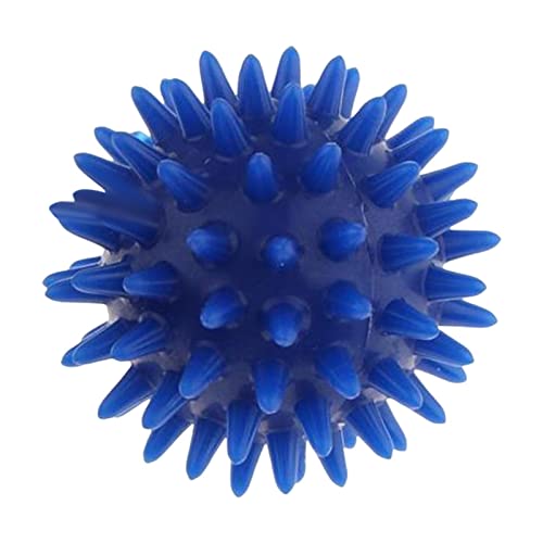 Cirraorive Pelota de Masaje con Forma de Púas, para Relajación Muscular, Ideal para, Pilates Compacto, Masaje Corporal Completo, Acupresión Y Masaje de Pies, Azul