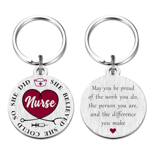 Viayen Nurse Gifts for Women- Keyring for Nursing Christmas Xmas Graduation Practitioner Nurse Week Day Presents