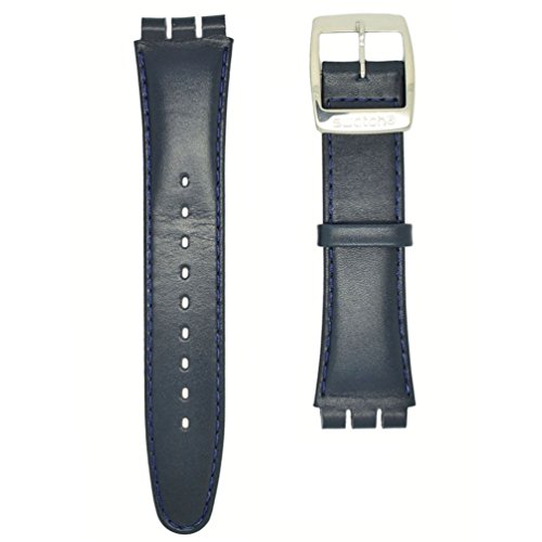 Preisvergleich Produktbild Swatch Ersatzband I-Chrono Blue Leather 19 mm