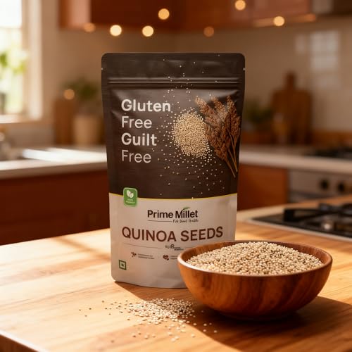 Image of Prime Millets Quinoa Seeds 1kg | High Protein Superfood | Weight Loss & Diabetes Friendly | Gluten Free | Rich in Fiber