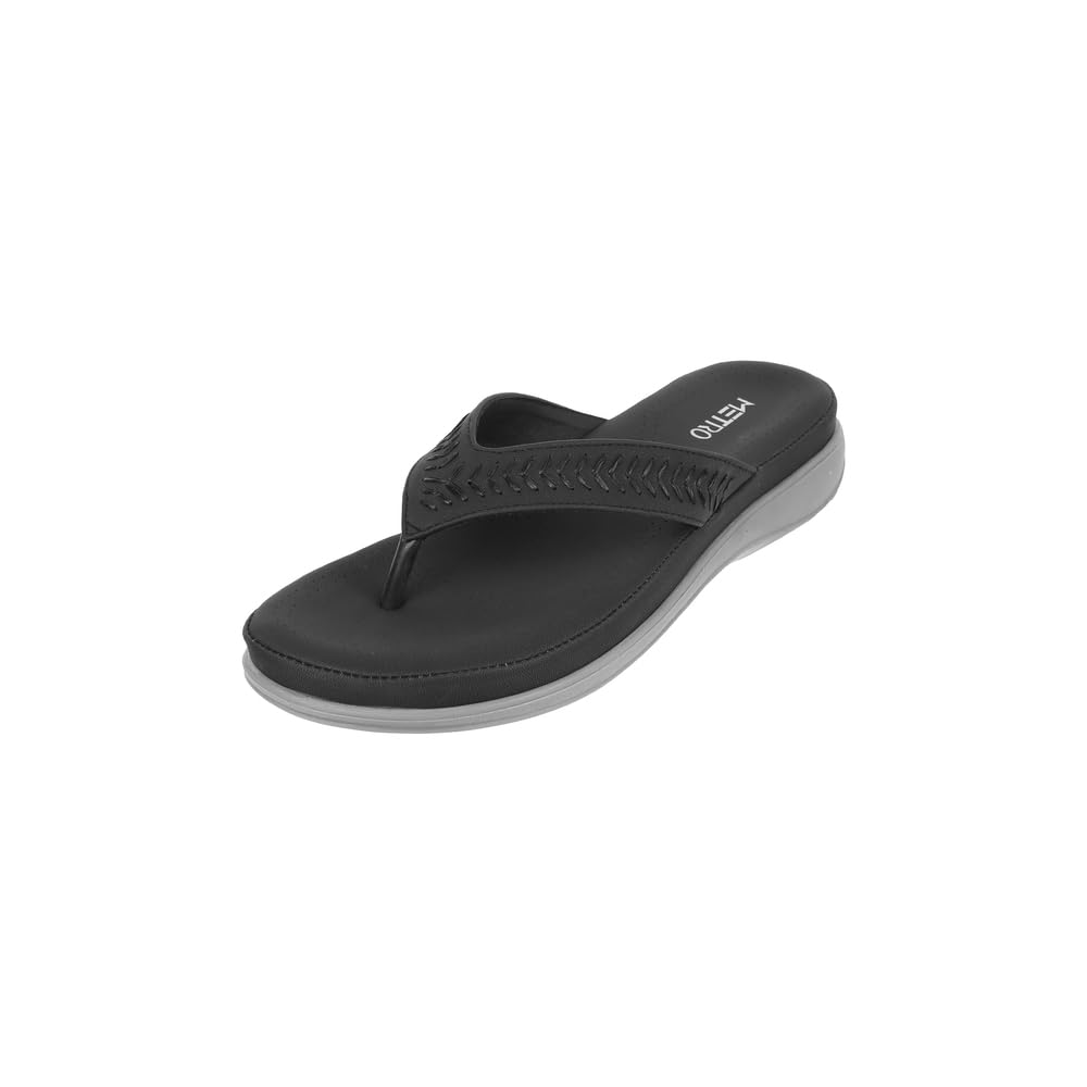 Metro Women’s Black Comfortable Everyday Slippers UK/7 EU/40 (44-172) (B0DCG8Y6G2) Amazon Price History, Amazon Price Tracker