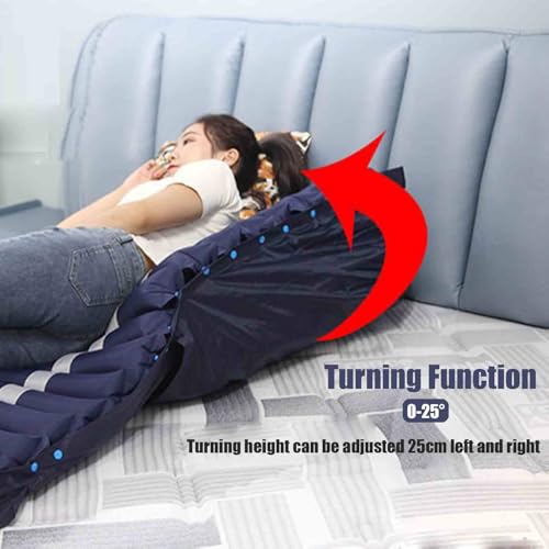Materasso ad Aria antidecubito con Pompa elettrica per Assistenza agli Anziani e Uso ospedaliero, Comfort di Sollievo Gonfiabile in PVC