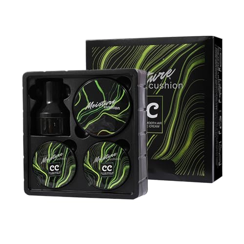CC Cream - Cosmética Hidratante Mate | Base de maquillaje para la piel, corrector con cojín de aire, para piel seca, sensible, grasa, fecha diaria, hogar, viajes, boda, Bar, fiesta, cumpleaños, mujere