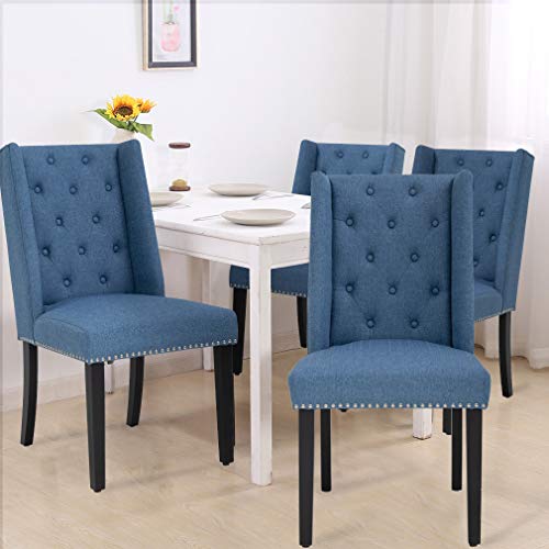 image for FDW Dining Chairs Set of 4 Kitchen Chairs for Living Room Dining Room 