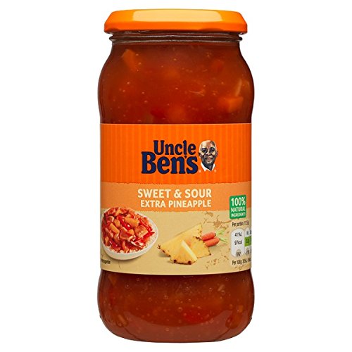 Uncle Ben's Dulce Y Amargo 450g De Salsa De Piña Adicional (Paquete de 6)