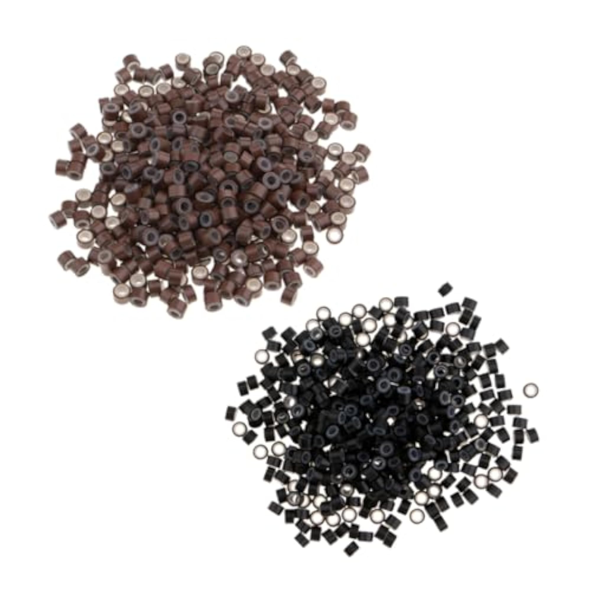 Silicone Lined Micro Beads for Hair Extensions