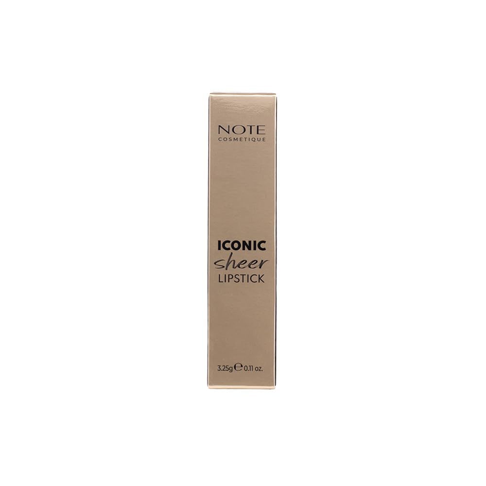 Note Cosmetics Iconic Sheer Lipstick 208 Dreamer Nemlendirici Parlak Ruj, Pembe (3 paketi)