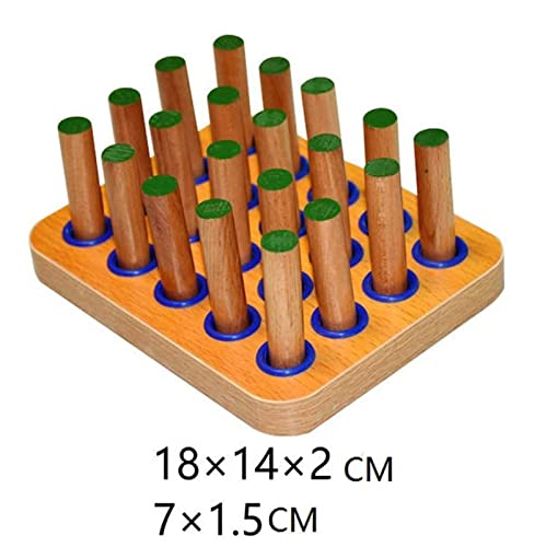 Rééducation AVC de la main avec planche flashboard et bâtons de bois S