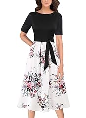 Black + Off-white Floral Print