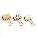 U Brands Binder Clips, Medium 1-1/4-Inch Width, 1/2-Inch Paper Holding Capacity, Floral Nature Colors, 6-Count - 243U06-24