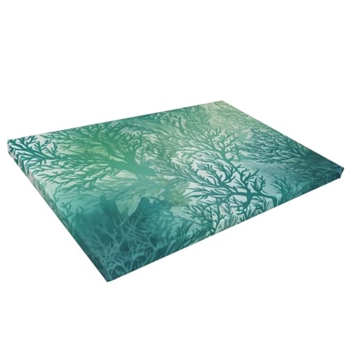 Impression sur toile d'algues vertes affiche murale salon chambre 40x61 - 7