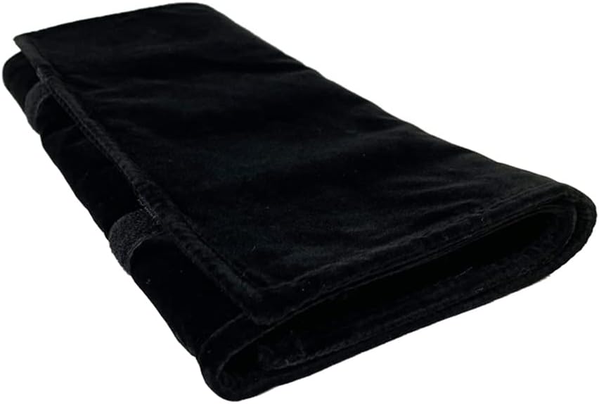 Jewelry Storage Black Velvet Bag Necklace Jewelry Roll Jewelry Display Bag Multifunctional Outing Travel Organizer