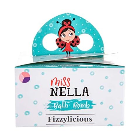 Miss Nella FIZZYLICIOUS, 3 Bath Fizzers pack for kids- Hypoallergenic & Fragrance Free Cover