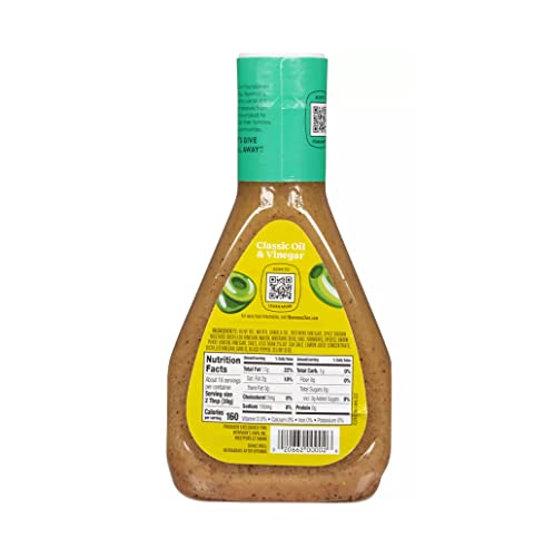 Newman's Own Salad Dressing 3 Flavor Variety Bundle: (1) Newman's Own Olive Oil & Vinegar, (1) Newman's Own Balsamic Vinaigrette, and (1) Newman's Own Family Recipe Italian, 16 Oz. Ea. (3 Bottles Total) - Thumbnail 5