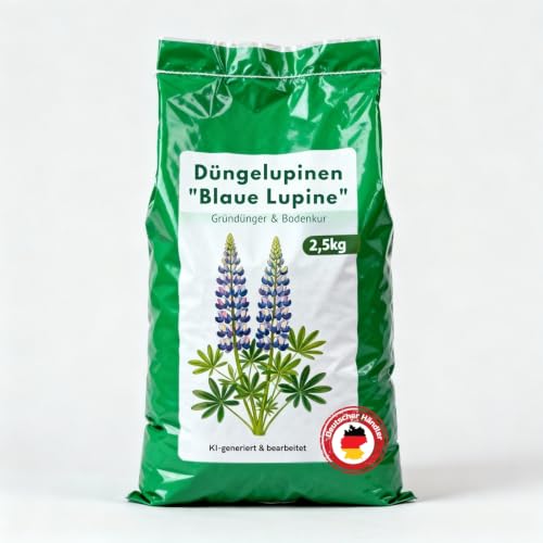 Dünge-Lupinen Blau 2,5 kg – Gründüngung, Zwischenfrucht...