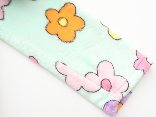 Image of Girls Soft Fleece Robes Plush Hooded Bathrobes Sleepwear for Kids 2-16 Years