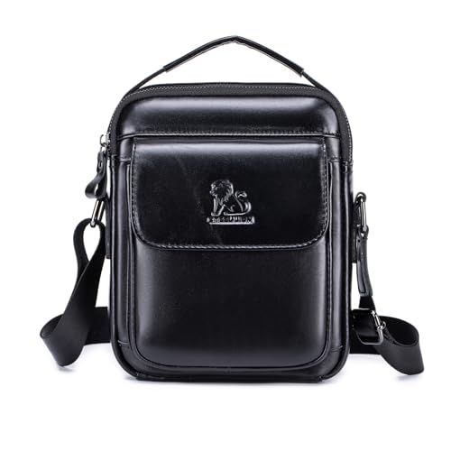 Sac bandoulière homme en cuir idéal pour le sport urbain et les sorties quotidiennes