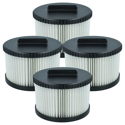 Filtre compatible avec Dewalt DWV9340-XJ vhbw, filtration HEPA haute performance x4
