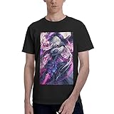 TWBARJHW Fate Zero T-Shirt Mens Casual Cotton Short Sleeve Tops 1 Black, Small