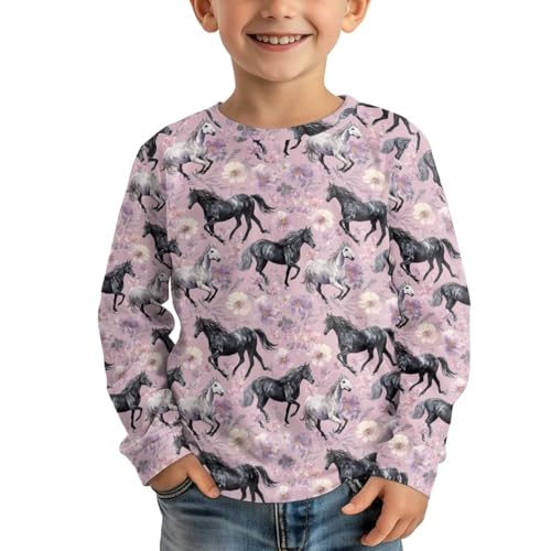 Image of Uourmeti Teens Girls Long Sleeve T Shirts Fall Outfits Boys Active Sportswear Running Tops
