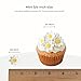 36 Count Edible Daisy Cake Decorations, Mini Edible Flowers, White & Yellow Sugar Flowers, Daisy Cupcake Toppers for Cakes & Cupcakes, Edible Cake Decorations, Global Sugar Art (3/4 Inch)