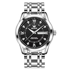 01 Black Dial/Silver Bracelet