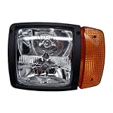 Conçu comme phare avant combiné pour améliorer la visibilité lors des opérations par faible luminosité sur les chantiers de construction et agricoles.