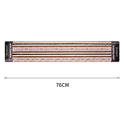 RUSPEPA Gift Wrapping Paper Roll - Rose Gold en Pink Set - 4 rollen - 76cm X 305cm per rol - Afbeelding 5