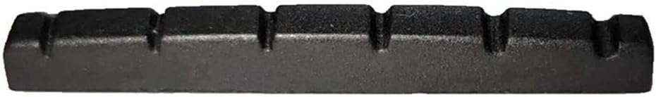 Graph Tech Tusq PT-5042-00 Guitar Nut Flat Bottom Slotted Strat Nut Black 42mm