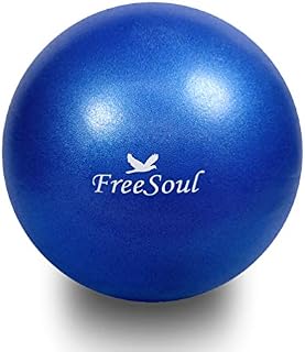Small Pilates Ball with Pump 9 Inch Mini Bender Ball for Stability Pilates