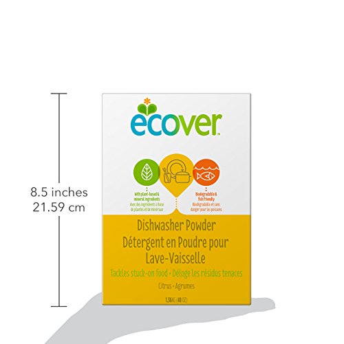 Ecover Dishwasher Soap Powder, Citrus, 48 Ounce