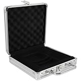 HOOTNEE Valigetta Poker Fiches in Alluminio Custodia Portafiches e Carte da Gioco Bauletta Resistente con Grande Capacità Chiusura Fibbia Sicura per Hold e Jack