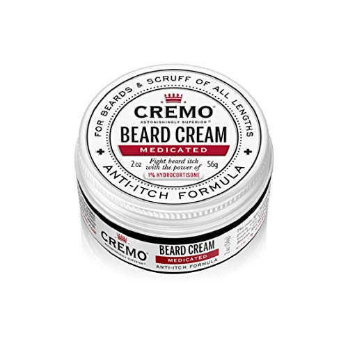 Cremo Beard Cream, Medicated Beard Formula, 2 oz