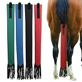 Lawnrden Horse Tail Bag - 4PCS, Waterproof and, Large Opening for Easy Fit, Fringe Design Simulates A Fly Swatter, Protects Horse's Tail from Dirt, Breakage and Insects