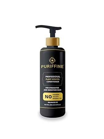 Puriffine Professional Plant Keratin Conditioner (Sulfate and Paraben Free) 200ml