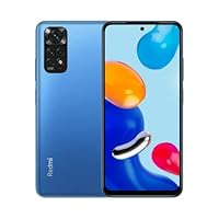 Xiaomi Redmi Note 11 Smartphone 6,43" FHD+ DotDisplay, 90Hz FHD+ AMOLED DotDisplay, 50MP Al Quad Kamera, 5000mAh (typ) Akku, Dual-SIM 4G 64GB Twilight Blue [Globale Version]