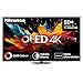Hisense 65A85N 164cm (65 Zoll) Fernseher, 4K UHD OLED Smart TV,120Hz, HDMI 2.1, Game Mode Pro, AMD FreeSync Premium, Dolby Vision IQ & Atmos, Bluetooth, Alexa Built-in, Schwarz, [2024]