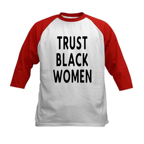 CafePress Positive Black Women Quote Baseball Jersey Kids Cotton Baseball Jersey, 3/4 Raglan Sleeve Shirt