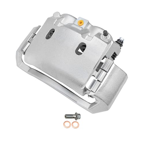 Image of Detroit Axle - Front Right Brake Caliper for 2003-2008 Dodge Ram 2500 3500 2005-2008 Ram 4000 Passenger Side Disc Brake Caliper w /Bracket 2006 2007 Replacement