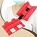 ChuYiElegance Strap Cushion for Arm Sling Shoulder Support Pad Easy to Put on Neck Pad, Red