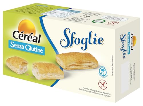 Céréal | Sfoglie Senza Glutine, Friabili e Leggere, Ottime per Colazione e Merenda, 4 Monoporzioni, 100 g