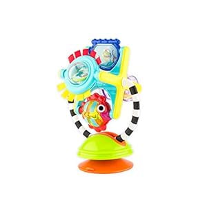 Sassy Fishy Fascination Station 2-in-1 Suction Cup High Chair Toy | Developmental Tray Toy for Early Learning | for Ages…