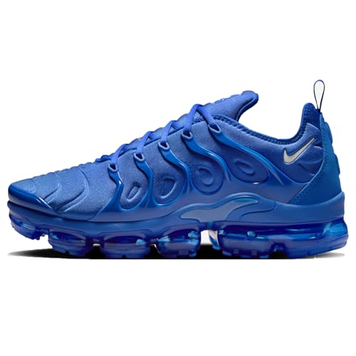 Nike Air VaporMax Plus Men's Shoes (HJ9148-480, Game Royal/Metallic Silver/White) Size 12