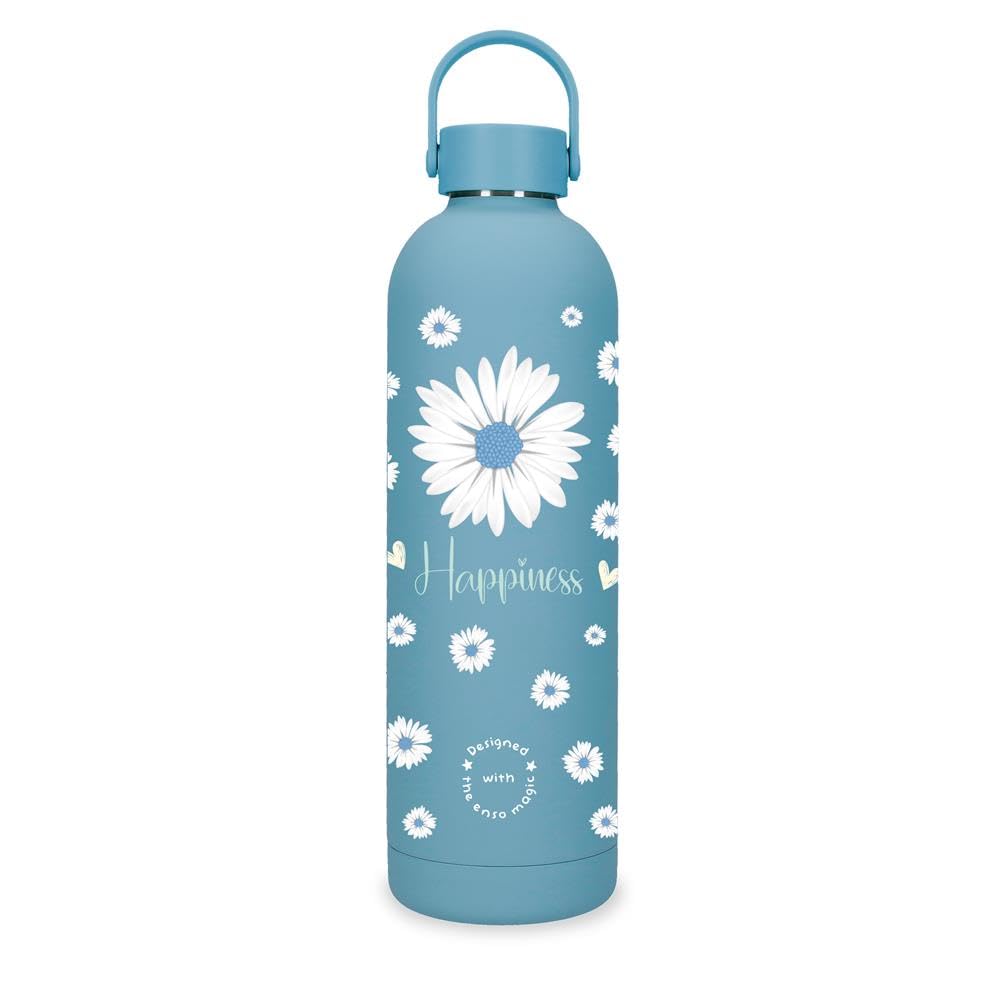 Enso Happiness Blue Stainless Steel Bottle 7x26.5x7 cm