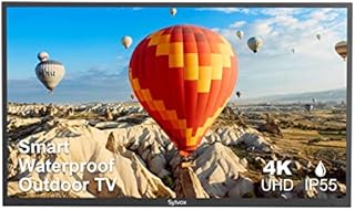 SYLVOX 65'' Outdoor Smart TV 4K UHD Waterproof TV 1000NIT High Bright, Android 11.0 Support Download APP ARC & CEC, Suitable for Outdoor Use(Deckpro Series)