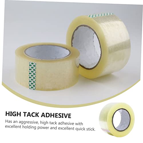 Kontonty 6 Rolls Adhesive Tape Glass Tape Fiberglass Tape Filament Adhesive Tape Reinforced Strapping Tape Shipping Tape Packing Adhesive Tape Silent Transparent Tape Low Noise Tape The Pet #TOP4