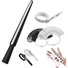 Ring Sizer Measuring Tool,Ring Measurer and Mens Ring Sizer,7pcs Rings Sizing Kit Us Rings Size 1-17